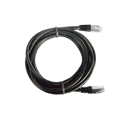 Cable Estruturado Patch Cord FTP Negro CAT5e 0.5m